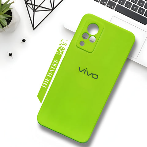 Neon Green Camera Original Silicone case for Vivo V21