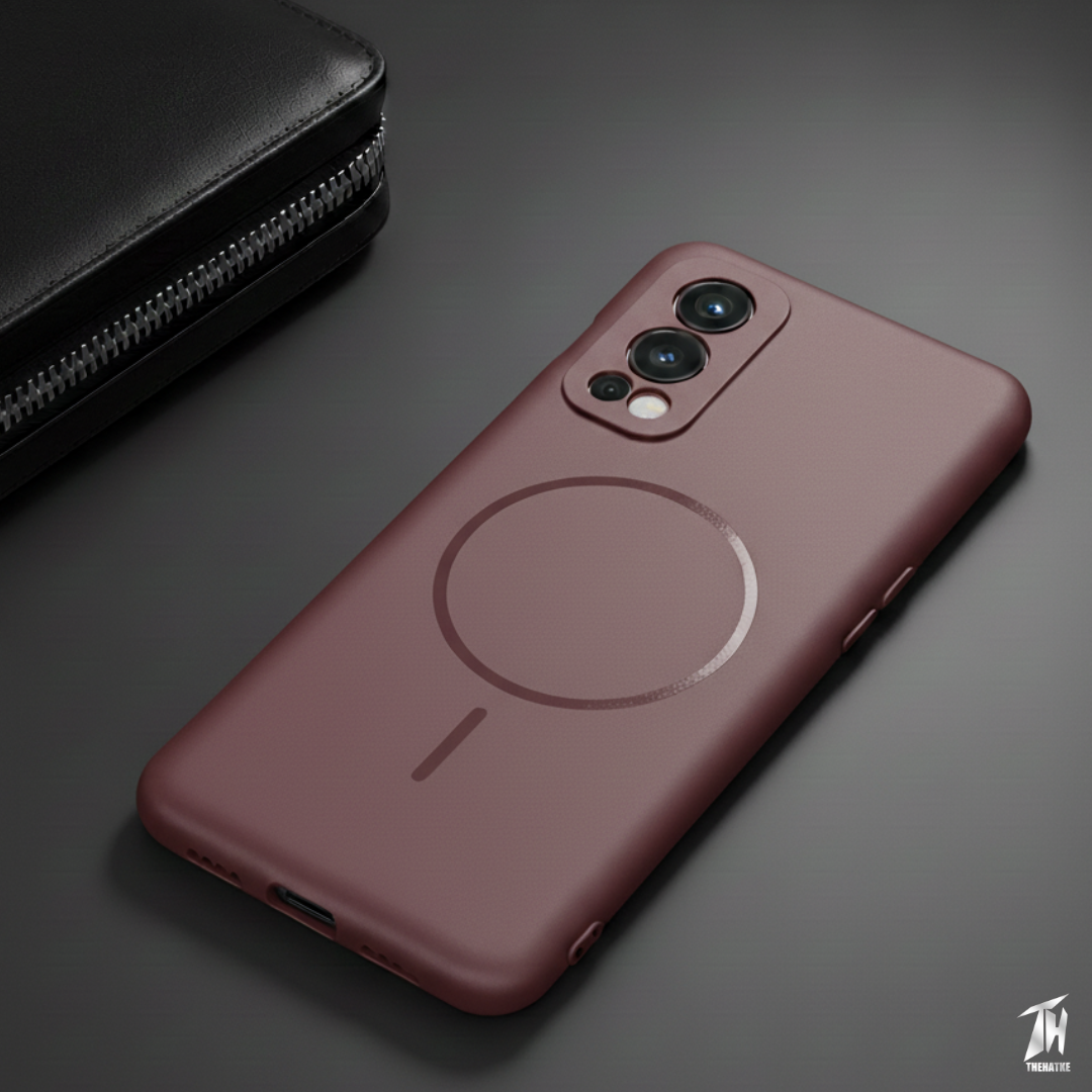 CAVEN Dark Brown Silicone case for Oneplus Nord 2