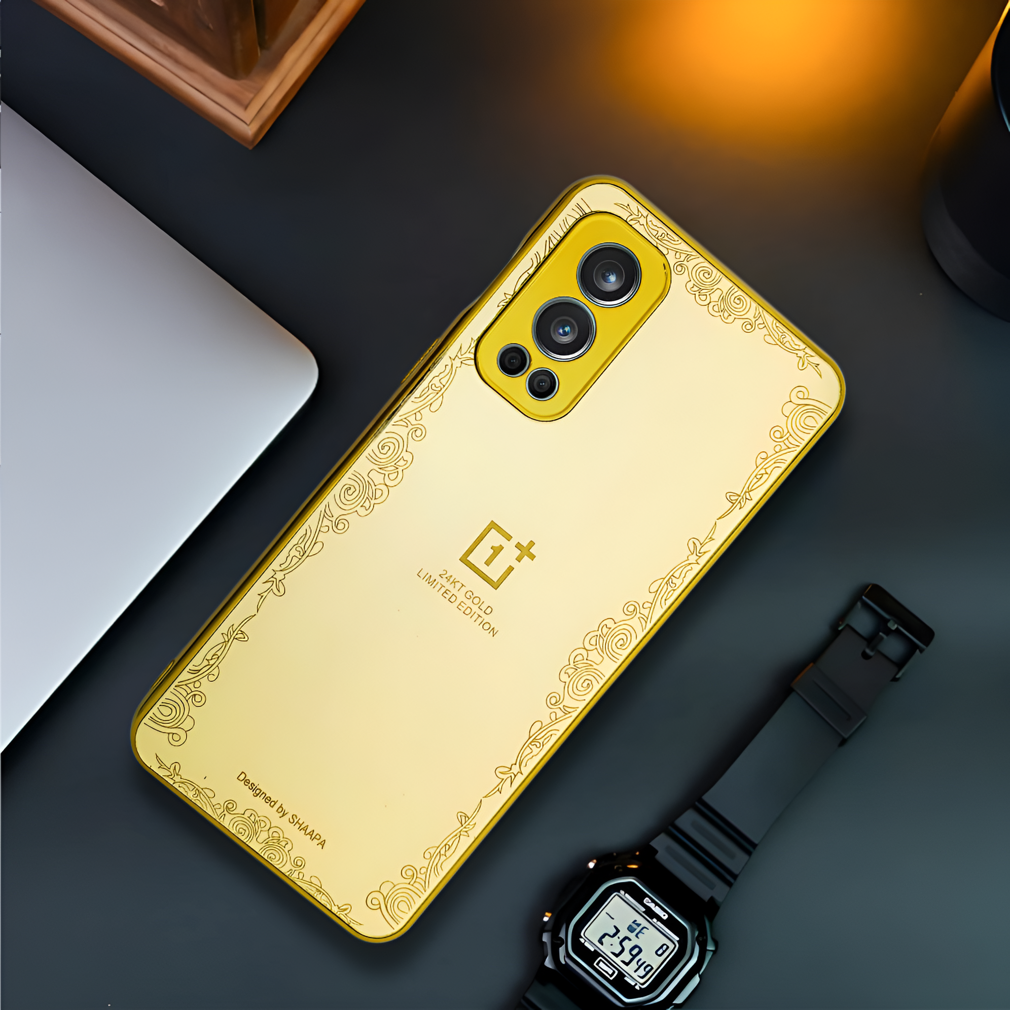 Luxury Gold Mirror case for Oneplus Nord 2
