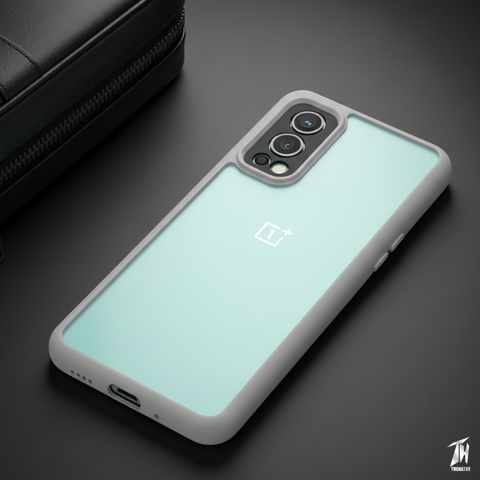 Pureview Grey Transparent Silicone Case for Oneplus Nord 2
