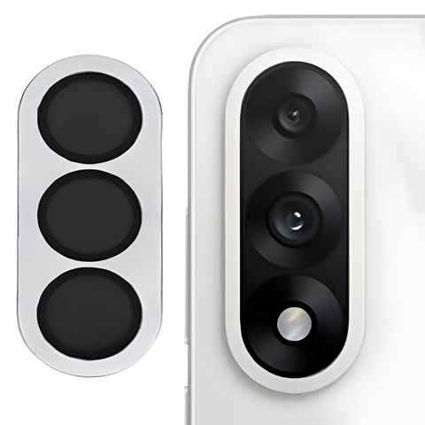 Silver Metallic camera ring lens guard for Oneplus Nord 5