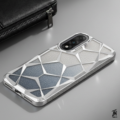 Dazzle Silver Silicone case for Oneplus Nord 5