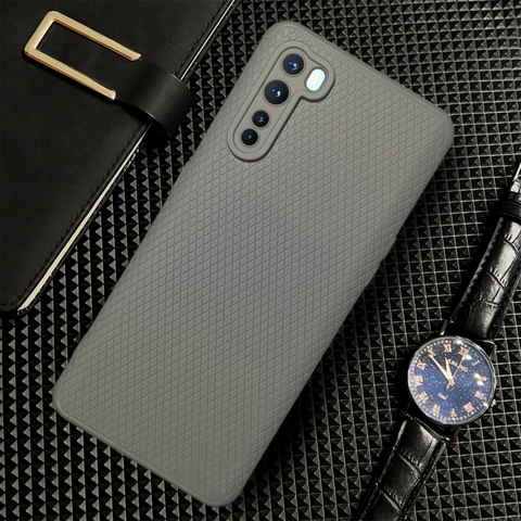 Grey Line Wave Silicone Case for Oneplus Nord