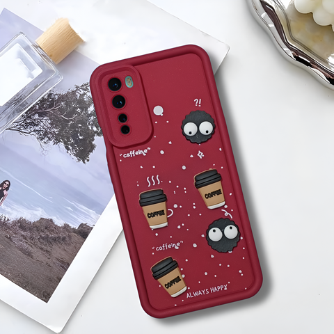 Mehroon COFFEE (ALWAYS HAPPY) Silicone case for Oneplus NORD