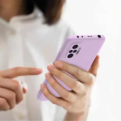 Lavender Camera Original Silicone Case for Redmi Note 10 Pro Max