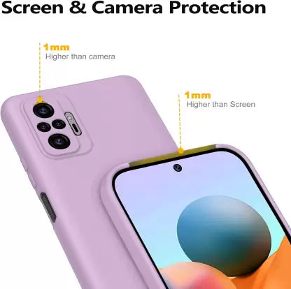 Lavender Camera Original Silicone Case for Redmi Note 10 Pro