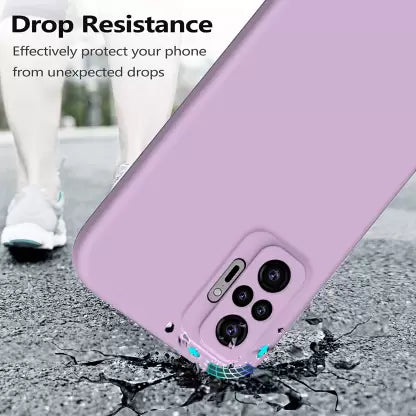 Lavender Camera Original Silicone Case for Redmi Note 10 Pro Max