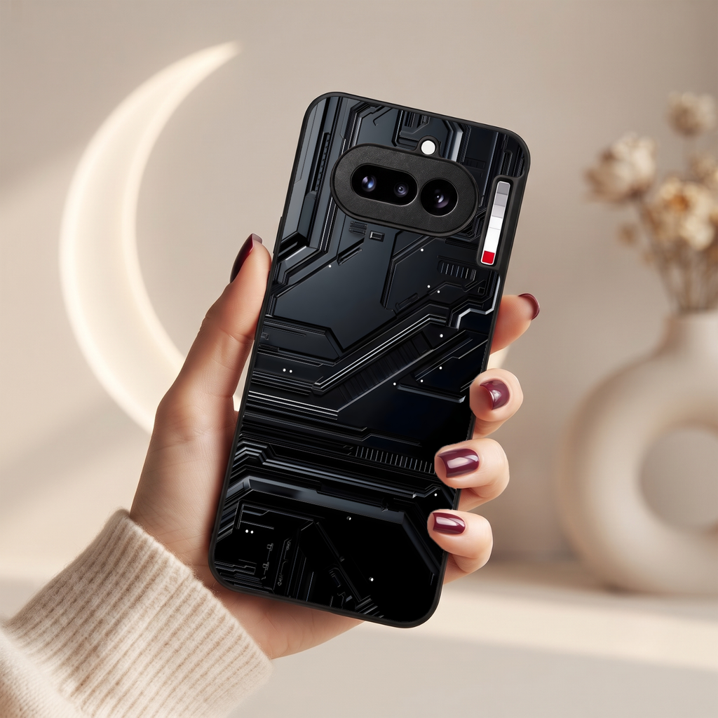 Stealth Metal Back Case for Oppo F33 Pro | The Hatke