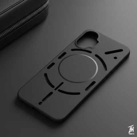 CAVEN Black Silicone case for Nothing Phone 1