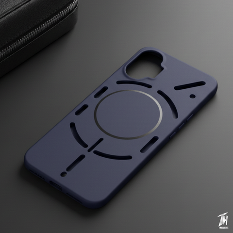 CAVEN Dark Blue Silicone case for Nothing Phone 1