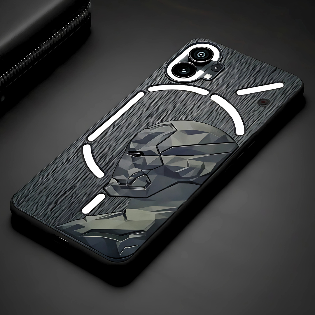 Ironcore superhero Engraved silicon Case for Nothing Phone 1