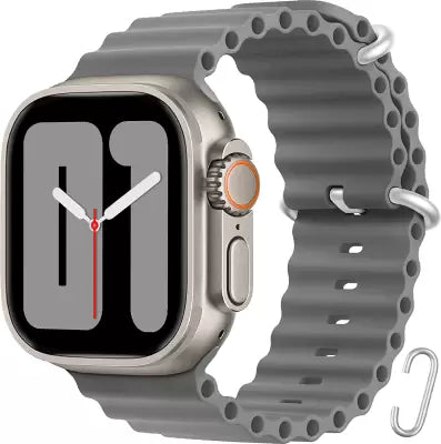 Apple Watch Magnetic Leather Loop Bands Gray / 42mm 44mm