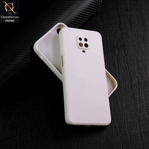 Cream Camera Original Silicone Case for Redmi Note 9 Pro