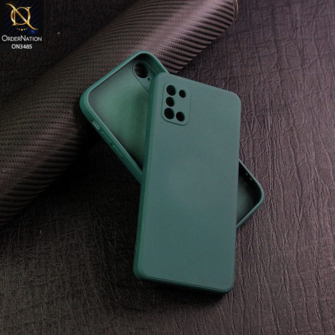 Dark Green Camera Original Silicone Case for Samsung A31