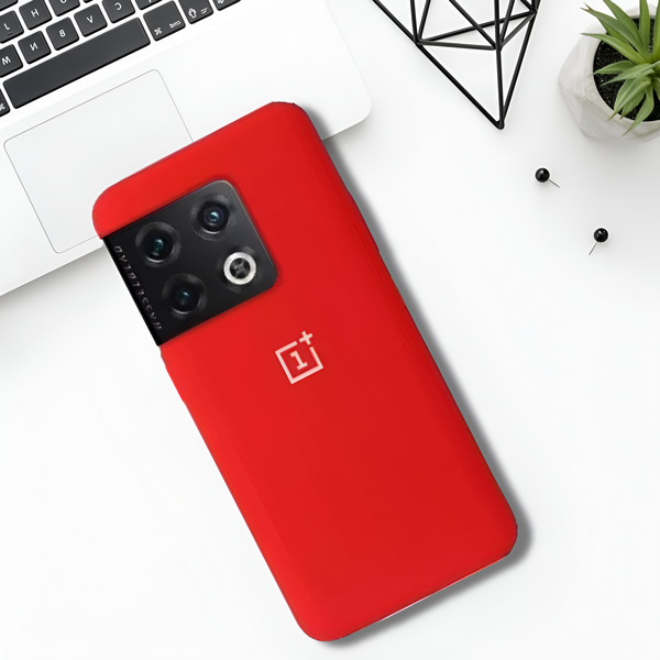 Red Original Silicone case for Oneplus 10 Pro