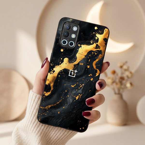 Black Gold Blaze  MB Case for Oneplus 9R