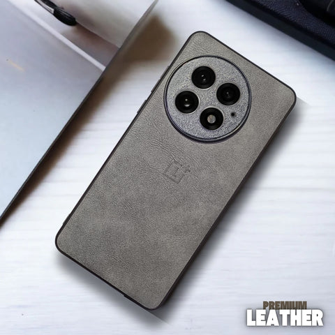 Regal Grey Leather case for Oneplus 13