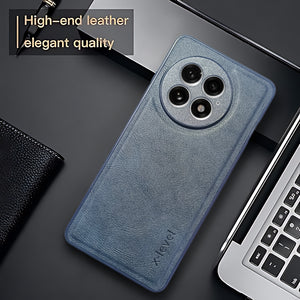 X-LEVEL Dark Blue Leather Case for Oneplus 13