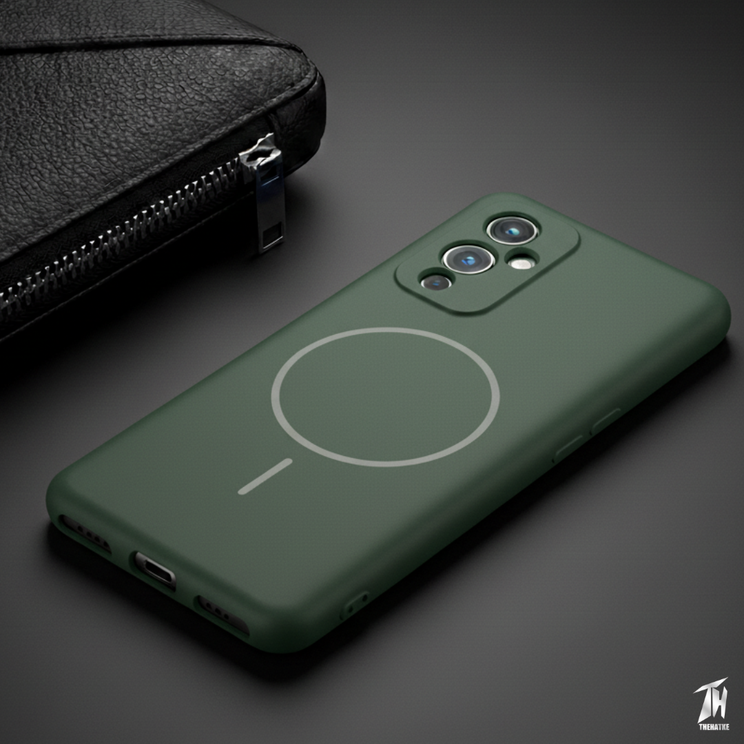 CAVEN Dark Green Silicone case for Oneplus 9