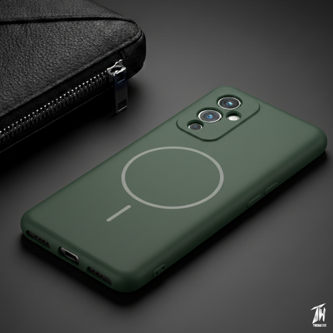 CAVEN Dark Green Silicone case for Oneplus 9