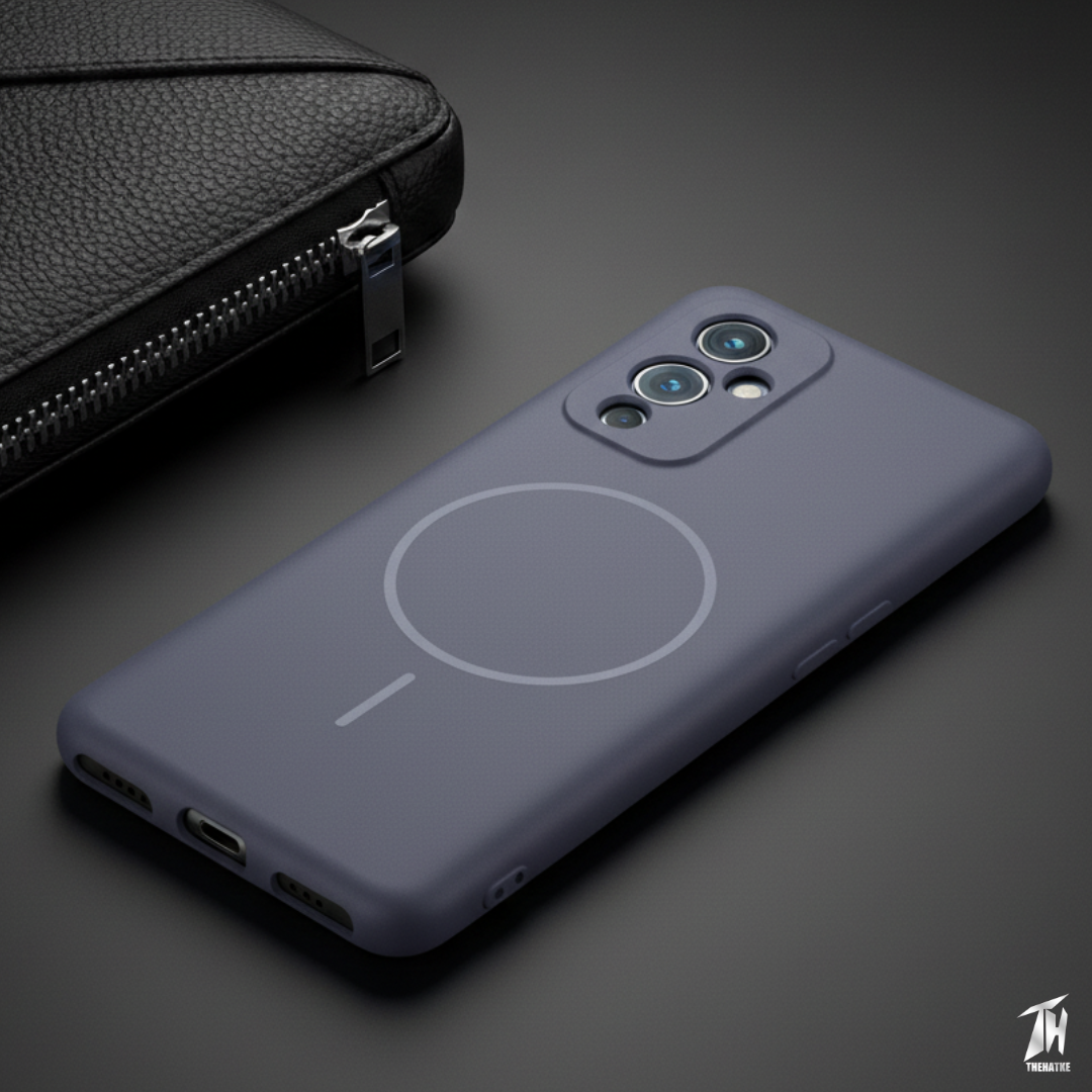 CAVEN Grey Silicone case for Oneplus 9