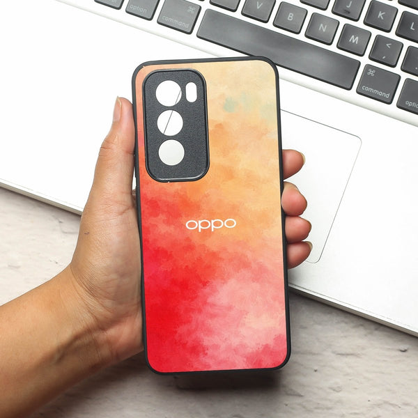 Magma oil Paint (MB) Silicone Case for Oppo Reno 12