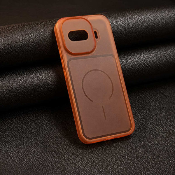 Orange Amber Silicone Case for iQOO 15r - The Hatke