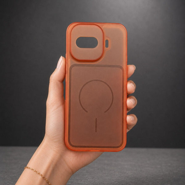 Orange Amber Silicone Case for iQOO 15r - The Hatke