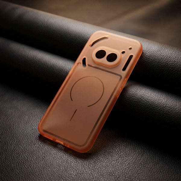 Orange Amber Silicone Case for Nothing Phone 2A - The Hatke