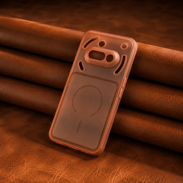 Orange Amber Silicone Case for Nothing Phone 3A - The Hatke