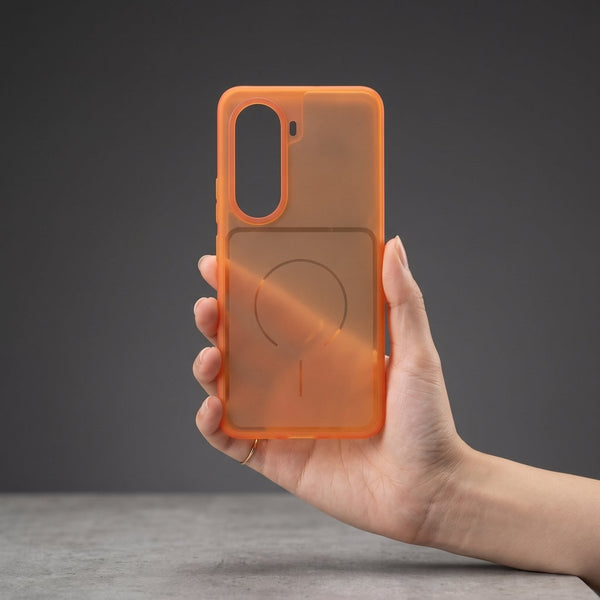 Orange Amber Silicone Case for Oneplus Nord Ce 6 Lite - The Hatke