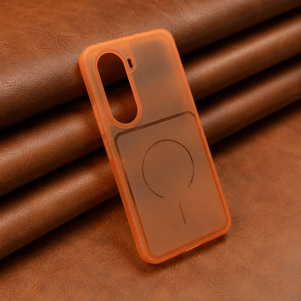 Orange Amber Silicone Case for Oneplus Nord Ce 6 Lite - The Hatke