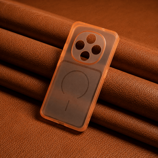 Orange Amber Silicone Case for Oppo F31 Pro - The Hatke