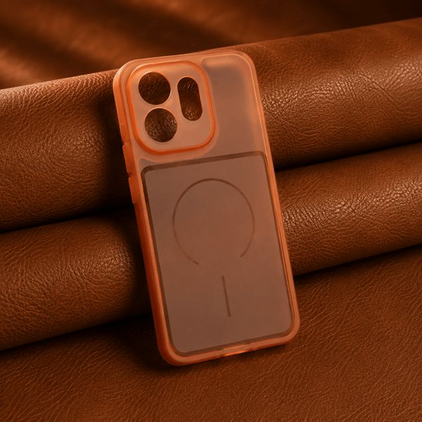 Orange Amber Silicone Case for Oppo Reno 16 - The Hatke
