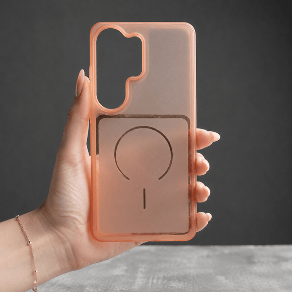 Orange Amber Silicone Case for Samsung S26 Ultra - The Hatke