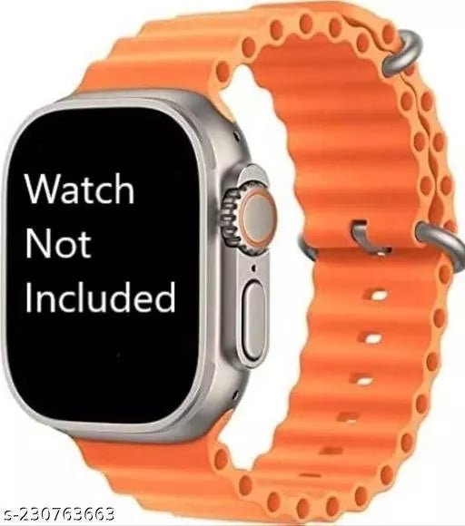 Orange Ocean Loop Watch Strap For apple For Apple Watch SERIES 4 (42mm/44mm/45mm/46mm/49mm) - The Hatke