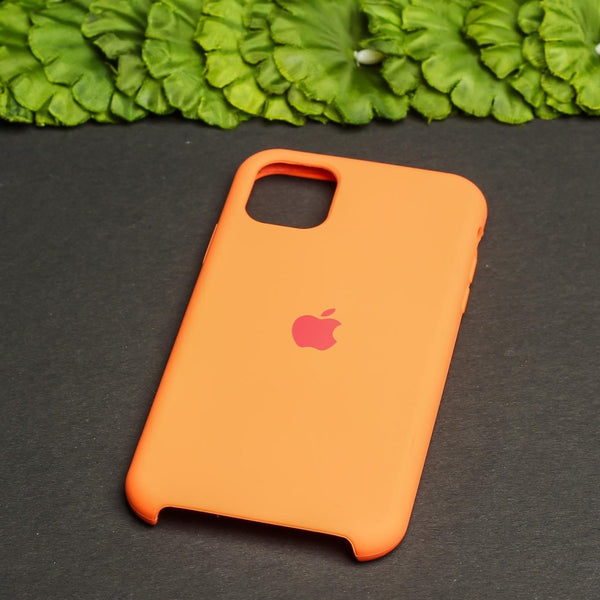 Orange Original Silicone case for Apple iphone 12 Mini - The Hatke