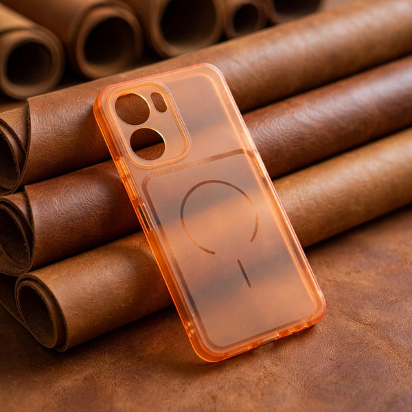 Orange Amber Silicone Case for Vivo T2X