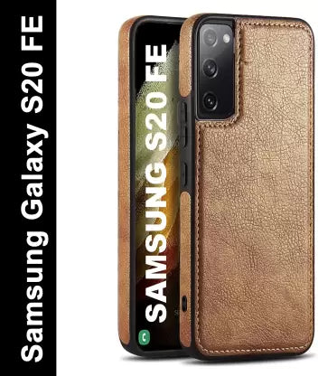 Puloka Brown Leather Case for Samsung S21 FE