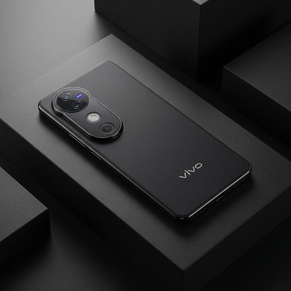Orix Black Matte Case for Vivo V40 - The Hatke