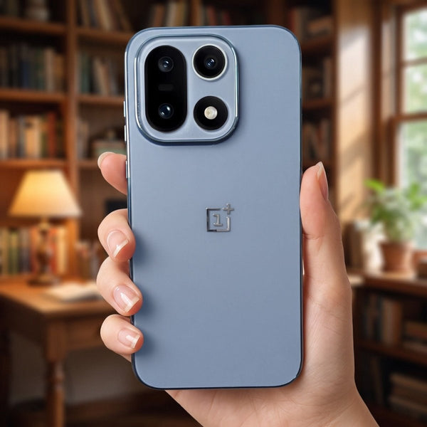 Orix Blue Matte Case for Oneplus 15 - The Hatke