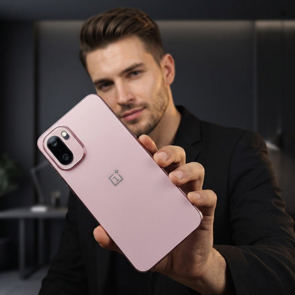 Orix Pink Matte Case for Oneplus 15r - The Hatke