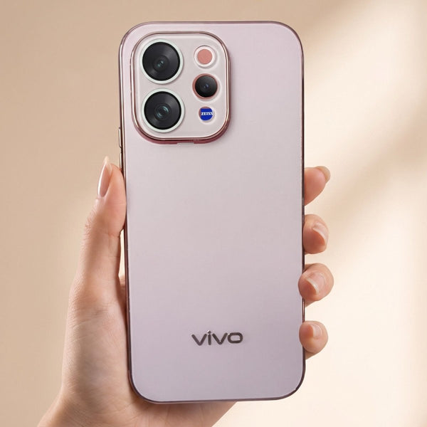Orix Pink Matte Case for Vivo V70 - The Hatke