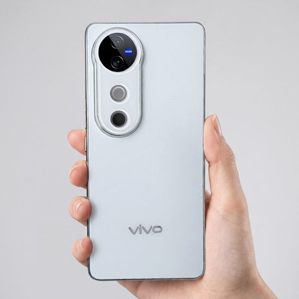 Orix White Matte Case for Vivo V40 - The Hatke