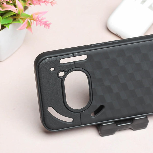 Parallex Engraved logo silicon Case for Nothing Phone 2A - The Hatke