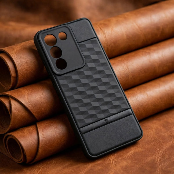 Parallex Engraved silicon Case for Vivo Y200 - The Hatke