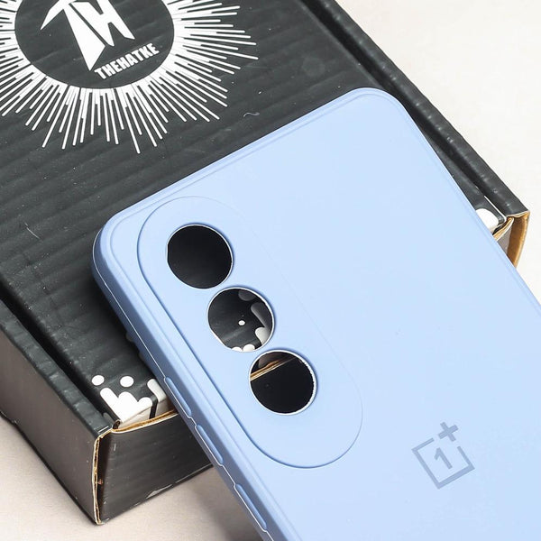Pastel Blue Camera Original Silicone case for Oneplus Nord CE 4 - The Hatke