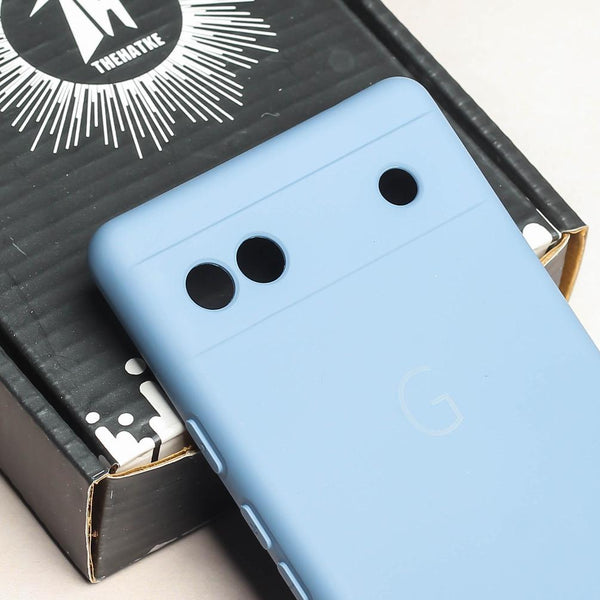 Pastel Camera Original Silicone case for Google Pixel 6A - The Hatke