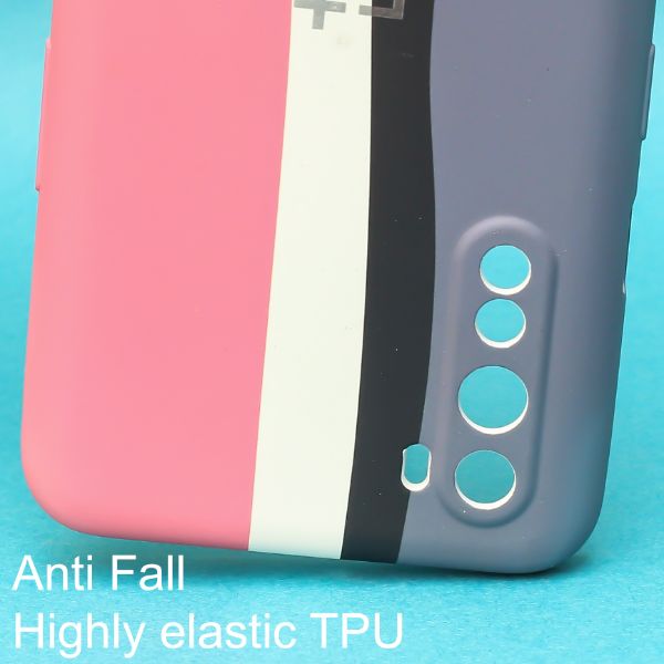 Pastel-Pink Multivers Silicone Case for Oneplus Nord - The Hatke