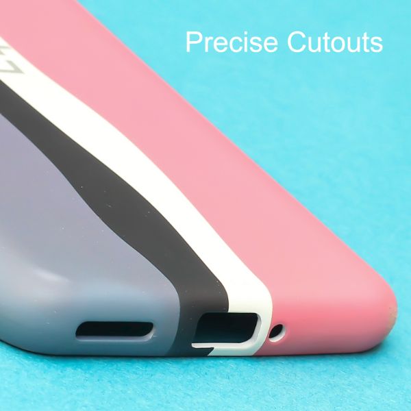 Pastel-Pink Multivers Silicone Case for Oneplus Nord - The Hatke